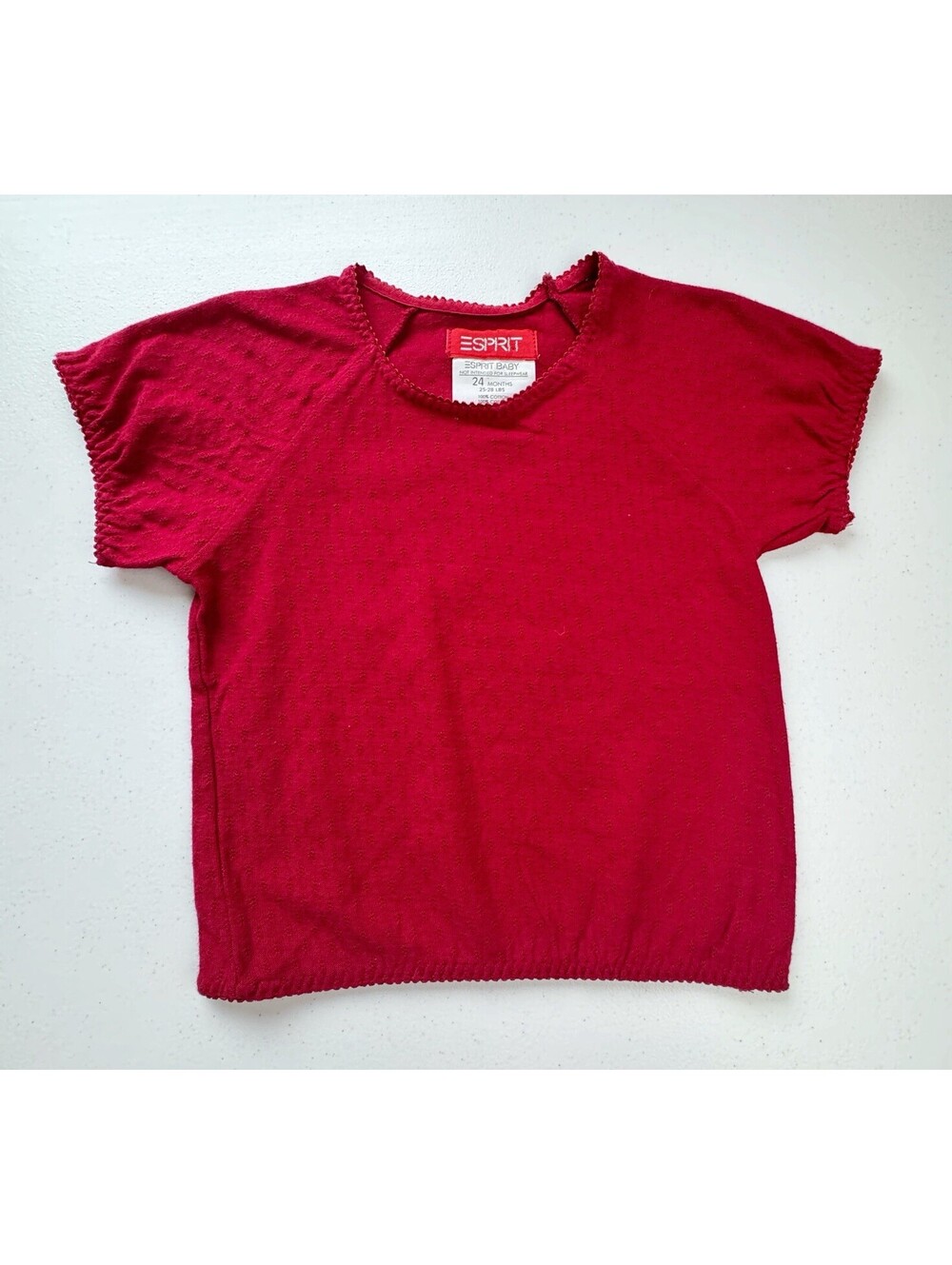 Esprit Y2K Textured Tee 24 Months